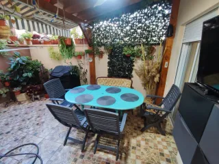 Conjunto mesa y sillas terraza