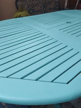 Conjunto mesa y sillas terraza