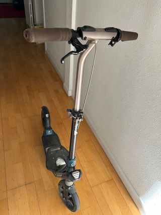 Patinete adulto con plataforma para niño