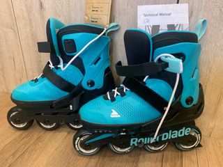 Patines en línea Rollerblade turquesa
