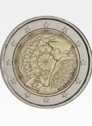 2 euros Chipre 2015 Erasmus