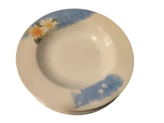 Servizio di piatti ceramica fiori blu