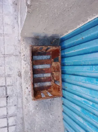 Caja de madera antigua para fruta