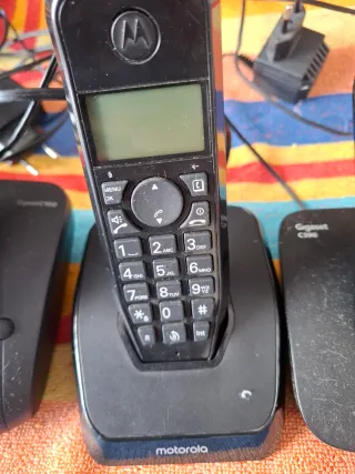 Lote 4 Telefones Sem Fios Gigaset Motorola Siemens