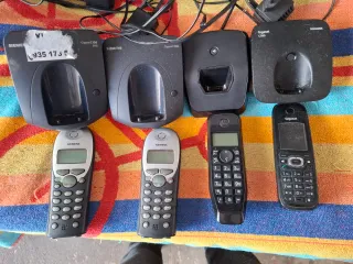 Lote 4 Telefones Sem Fios Gigaset Motorola Siemens