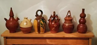 Lote Botijos Cerámica Antiguos