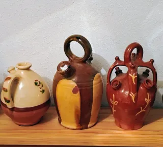 Lote Botijos Cerámica Antiguos