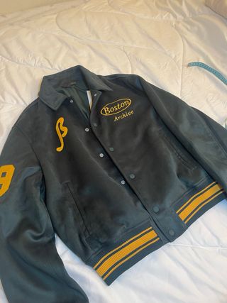 Cazadora Zara University Verde