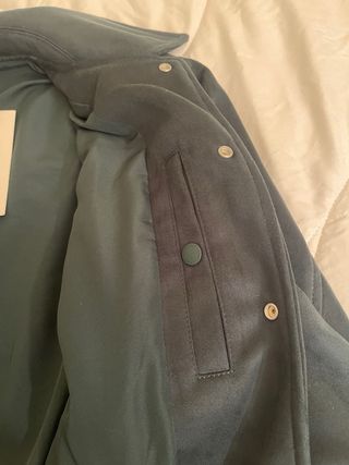 Cazadora Zara University Verde