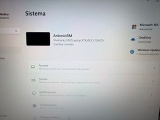 Portátil Asus Plata