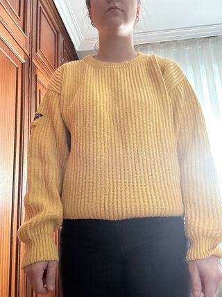Jersey vintage amarillo punto