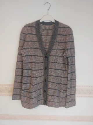 Cardigan Vintage Lana Raro Lavorazione Texture