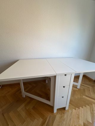 Tavolo Pieghevole IKEA NORDEN Bianco