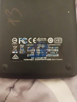 Disco Duro Externo Toshiba 1TB oferta!!