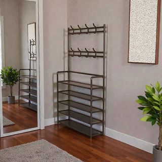 Zapatero Metálico con Colgador