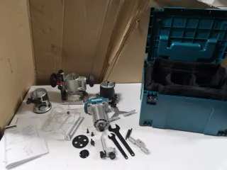 Fresadora makita 18v con bases y maletin