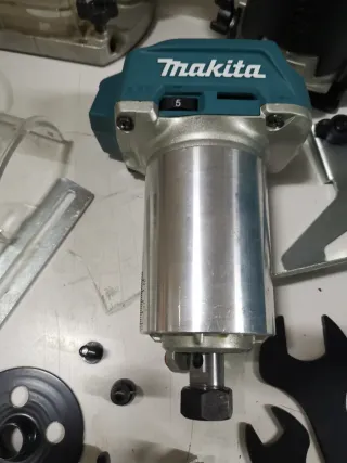 Fresadora makita 18v con bases y maletin
