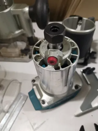 Fresadora makita 18v con bases y maletin