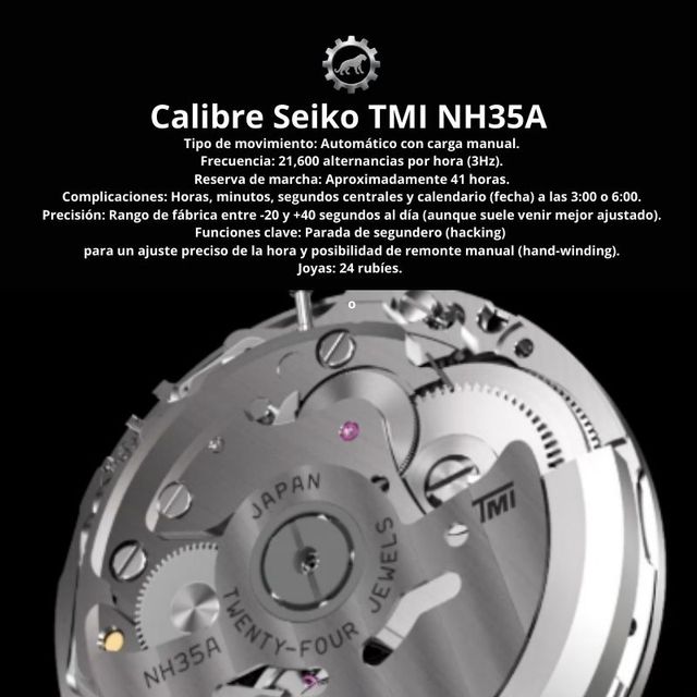 Reloj SEIKO CUSTOM SANTOS BLANCO