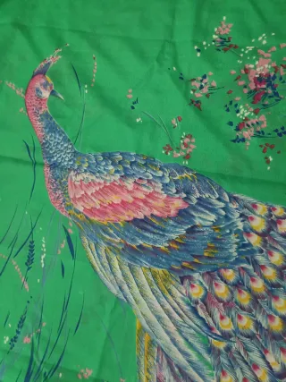 Pareo foulard donna stampa pavone