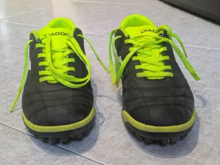 Scarpe da calcetto Diadora nere e verdi