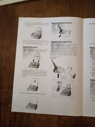 Manuale d'istruzioni fax Philips