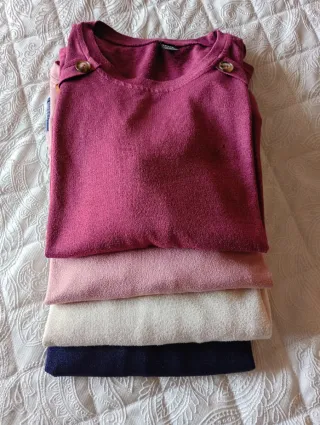 Lote 4 camisetas mujer