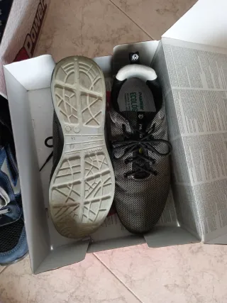 4 Pares Botas de Trabajo con puntera de hierro