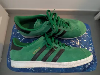 Adidas Gazelle Verdes de piel ante