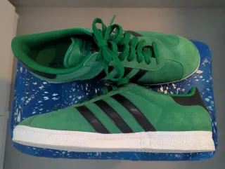Adidas Gazelle Verdes de piel ante