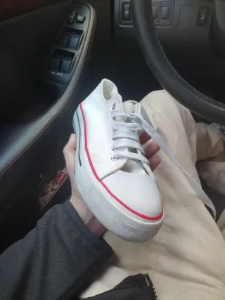 Converse All Star Blancas Talla 40.