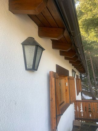 Apliques rústicos de exterior (8 unidades)