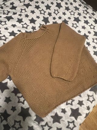 Jersey Zara camel talla M