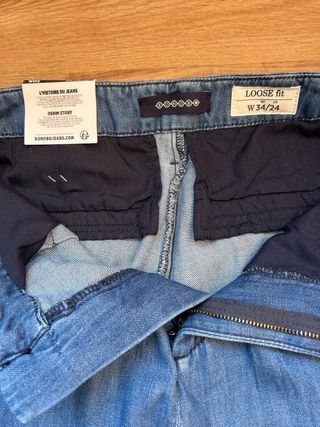 Vaqueros Bonobo Anchos Azul