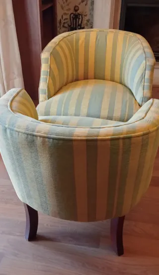 Pareja Sillones Estilo Inglés