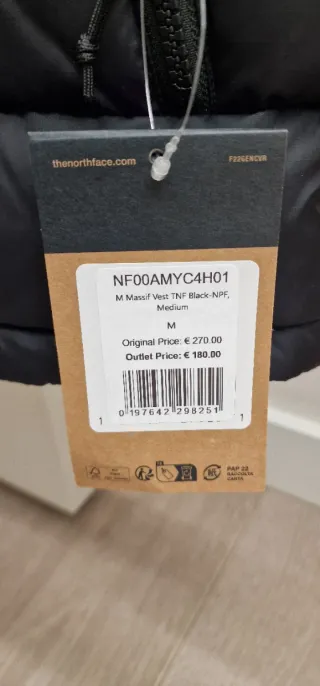 Chaleco The North Face Negro Hombre