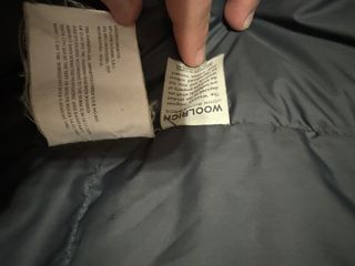 Woolrich Giubbotto Nero con Cappuccio Pelliccia