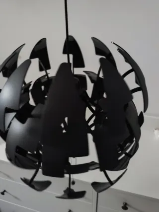 Lámpara Techo Ikea Negra 35cm