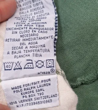 Polo Ralph Lauren Rugby Rayas Verde Beige T L y2k