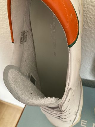 Zapatillas Philippe Model PRSX Blancas Naranja