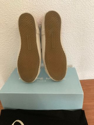 Zapatillas Philippe Model PRSX Blancas Naranja