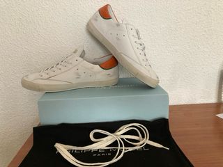 Zapatillas Philippe Model PRSX Blancas Naranja