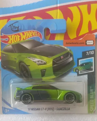 Hot Wheels 17 Nissan GT-R R35 Guaczilla