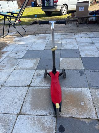 Patinete infantil 3 ruedas rojo