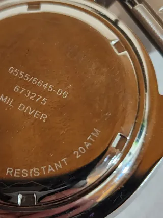 Reloj MWC Campo Militar Diver