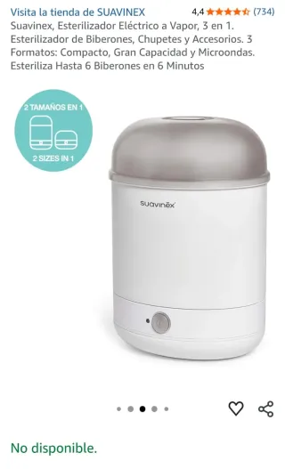 Esterilizador Eléctrico Suavinex Link