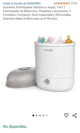 Esterilizador Eléctrico Suavinex Link