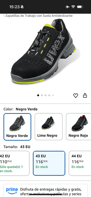 Zapatillas Uvex Negras y Grises