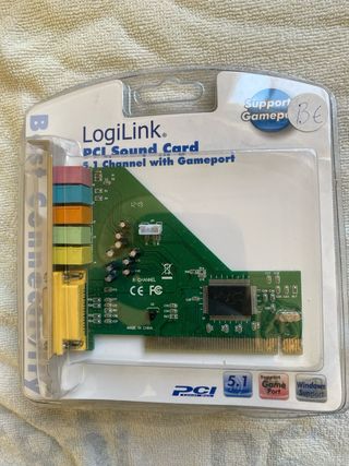 LogiLink Tarjeta Sonido PCI 5.1 Gameport