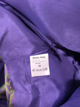 Traje madrina Sonia Peña